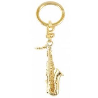 Llavero Saxofón Oro 18 Kt. - Imagen 1