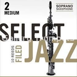 RICO JAZZ Select Filed 2M Cañas Saxo Soprano - Imagen 1